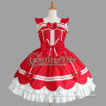 Custom-made sweet red gothic punk lolita dress